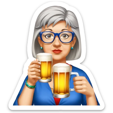 Cerveza Drinker sticker