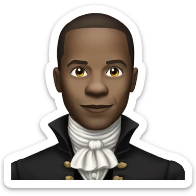 leslie odom jr as aaron burr sticker