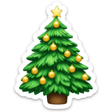 Christmas tree  sticker