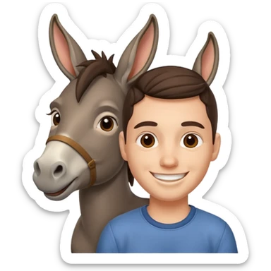 Ami burro ami burro sticker