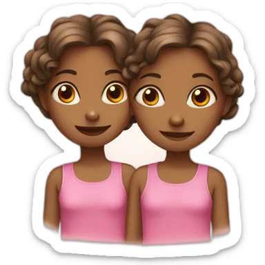 Deux filles sticker