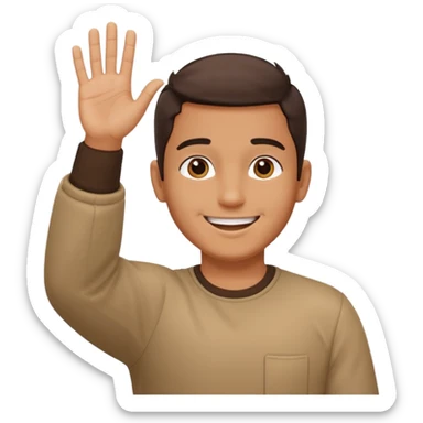 Mason 67 make the do the hands one up and one down palms facing up arms straight out sticker