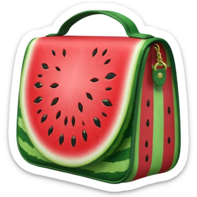 Watermelon lunch bag  sticker