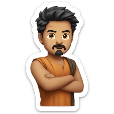 Thalapathy vijay fight sticker