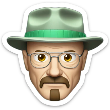 Breaking bad heisenberg sticker