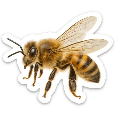 Bee sticker