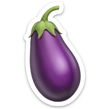 eggplant sticker