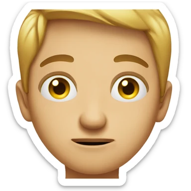 emoji face uncomfortable eye twitch sticker