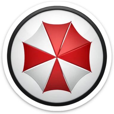 Umbrella coporation logo sticker