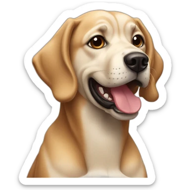Perro American Stanford sticker