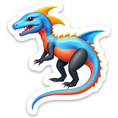 Salandit-Heliolisk-Amaura-fusion sticker