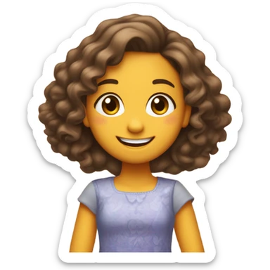 Crie uma menina  sticker