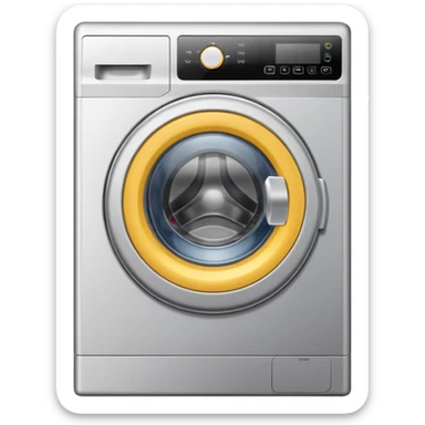 washing machine sticker