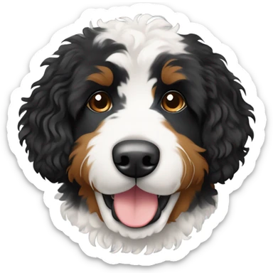 Bernedoodle  sticker