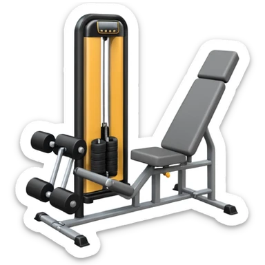 leg extension machine sticker