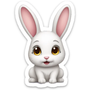 Cute little bunny  sticker