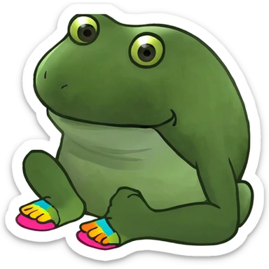 Beautiful feet sticker