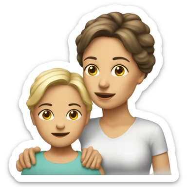 Mutter und Tochter  sticker