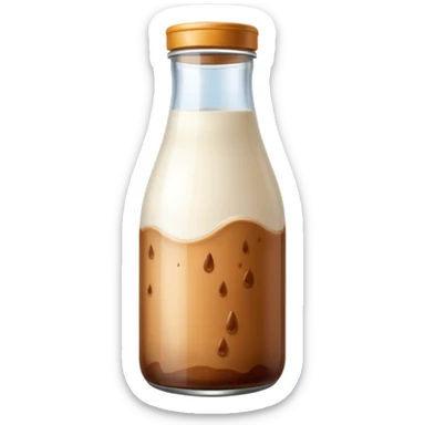 kurma milk bottle sticker