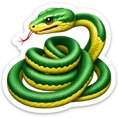 Snake sticker