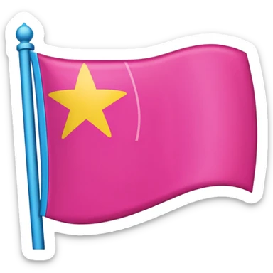 Floptropica flag sticker