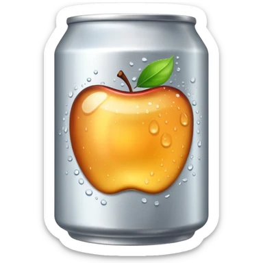 can of cider sticker
