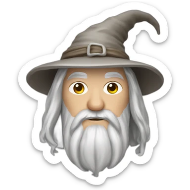 gandalf the white sticker