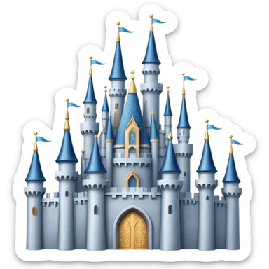 disney castle sticker