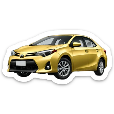 Toyota corolla 2011 sticker