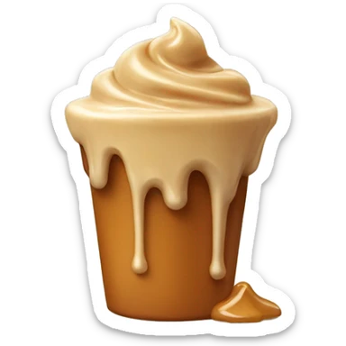 salted caramel sticker