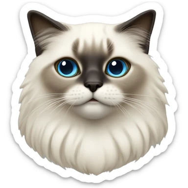 Sacred birman cat sticker