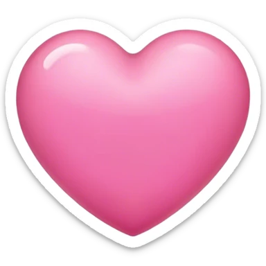 Corazón rosa pastel  sticker
