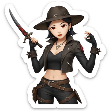 kpop demon hunters zoey sticker