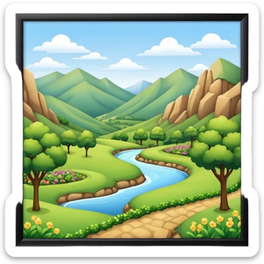 landscaping valley sticker