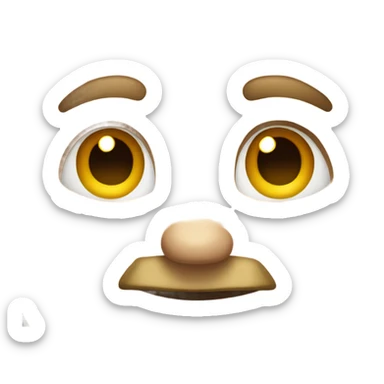 smirking face sticker