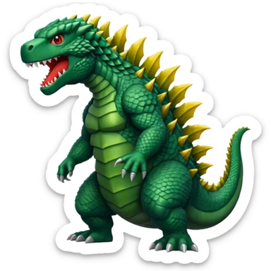 godzilla sticker
