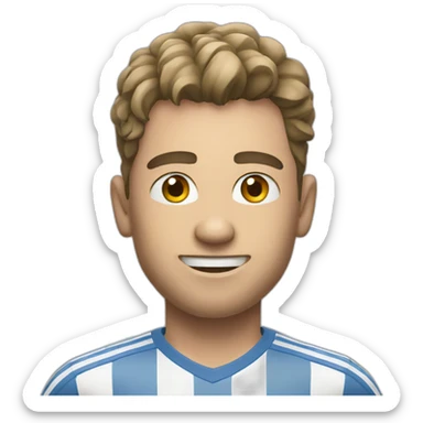 Guy playing fifa sticker