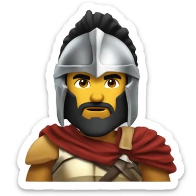 spartan warrior male rpg sticker