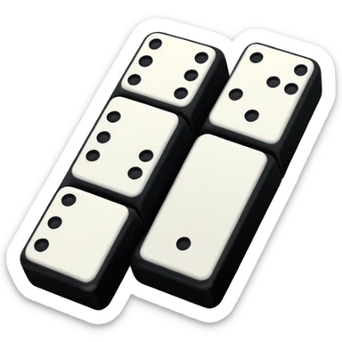Domino pieces sticker