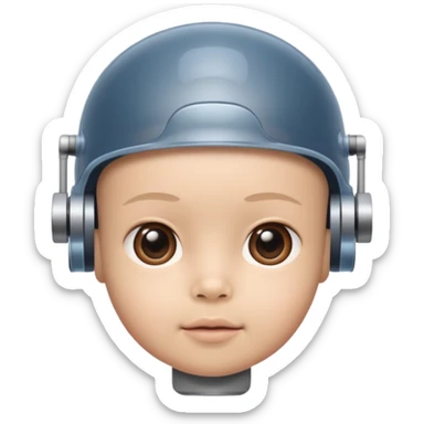Ai generator with baby faxe sticker