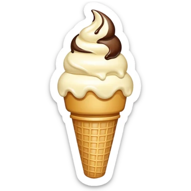 Ice cream sticker