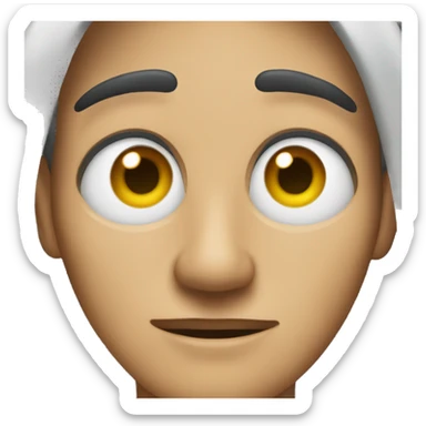 Eyeroll sticker