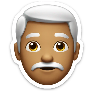 A bum with side eye  sticker