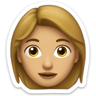 Mujer peliroja sticker