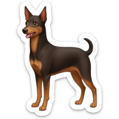Brown Australian Kelpie sticker