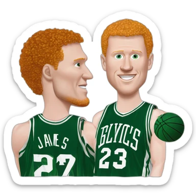 brian scalabrine posterising lebron james sticker