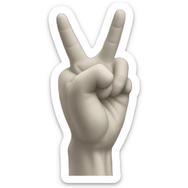 italian statue doing pinched fingers sticker