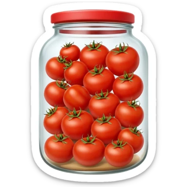 Jar of tomatos sticker