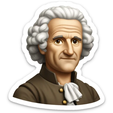 Jean-Jacques Rousseau, Genevan philosopher sticker
