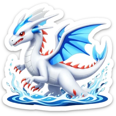 Reshiram-Flygon-Helioptile-Latios-Kyogre-fusion sticker